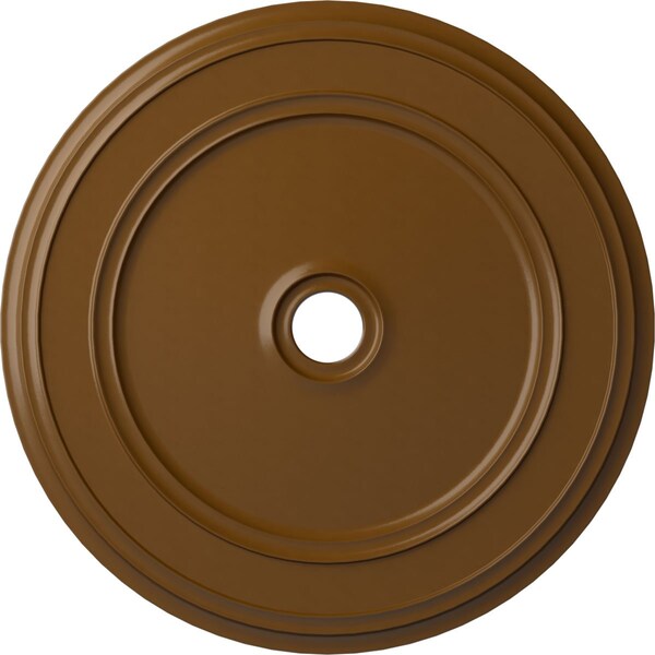 Ekena Millwork Classic Ceiling Medallion (Fits Canopies up to 5 1/2"), 41 1/8"OD x 4"ID x 2 1/8"P, Smokey Topaz CM41CLSTF - main